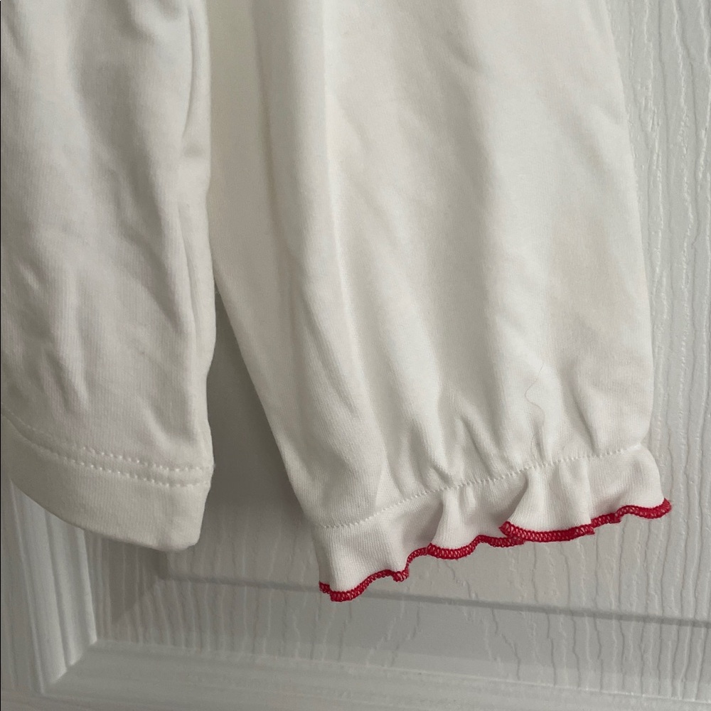 bella bliss White Long Sleeve Shirt with Red Trim - Picture 3 of 4